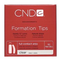 CND Formation Tips Clear 50 pk.