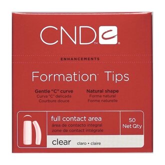 CND Formation Tips Clear 50 pk.