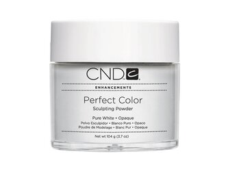 CND PERFECT COLOR Pure White Opaque powder